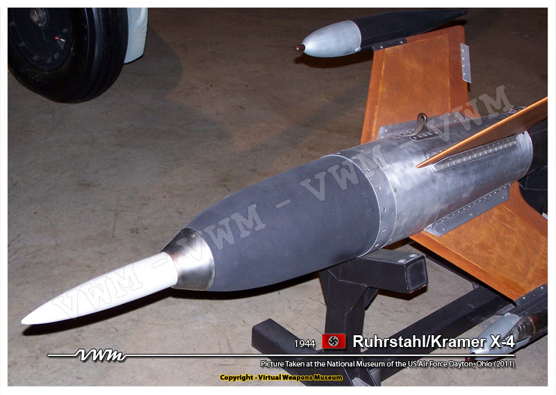 RuhrstahlKramer X4 missile 1/12 scale resin kit 